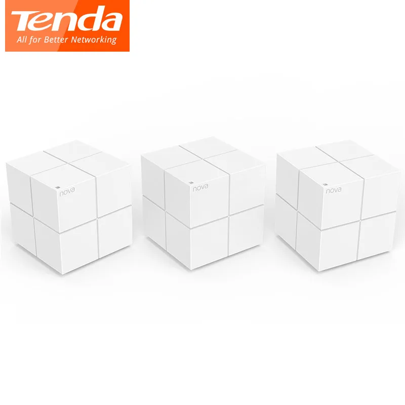 Tenda Nova MW6 двухдиапазонный AC1200Mbps WiFi роутер весь дом сетка гигабитная WiFi система с 2,4G/5,0 GHz Wi-Fi ретранслятор, управление приложением