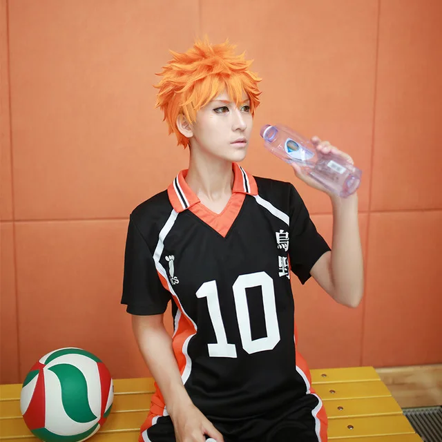 Аниме Karasuno старшеклассные костюмы для косплея спортивная одежда Haikyuu! Hinata Shyouy
