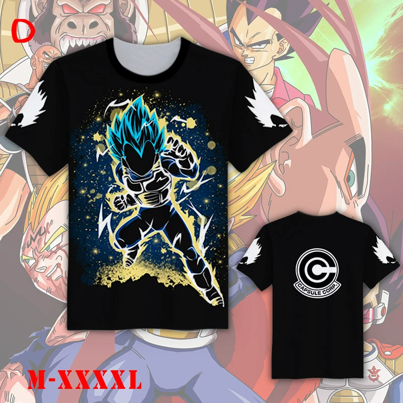 Giancomics Dragon Ball футболка Супер Саян Сон Гоку рисунок короткий рукав Лето Хлопок