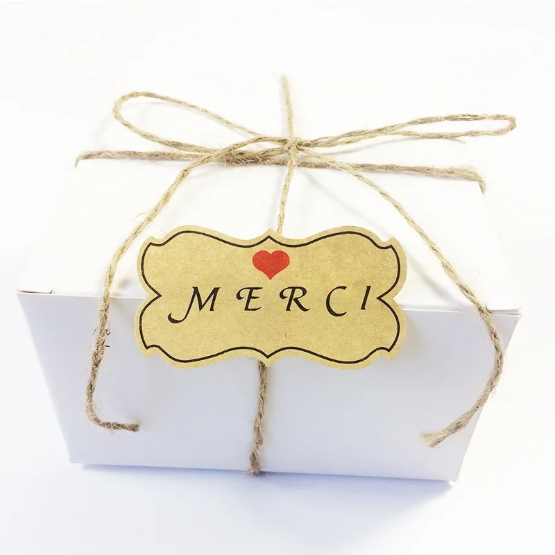 80 шт./лот элегантный стерлингового серебра Большой размер DIY Крафт Спасибо печать