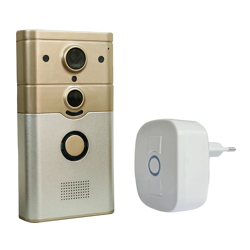 Беспроводное кольцо дверного звонка семейная видеокамера Wi Fi IP 720P ИК Ночное