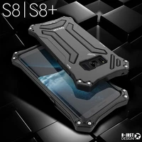 r just gundam 3 in1 waterpoof dirtproof shockproof aluminum metal silicon back case for samsung galaxy s8 s8 plus