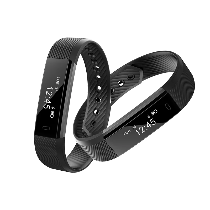 Smartch New Smartband ID115 Sleep Fitness Pedometer Smart Wristband Waterproof Bracelet Support IOS Android Band | Электроника