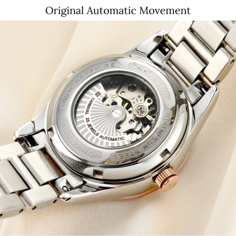 Роскошные Механические часы Montre femme 2018 женские карнавальные автоматические с
