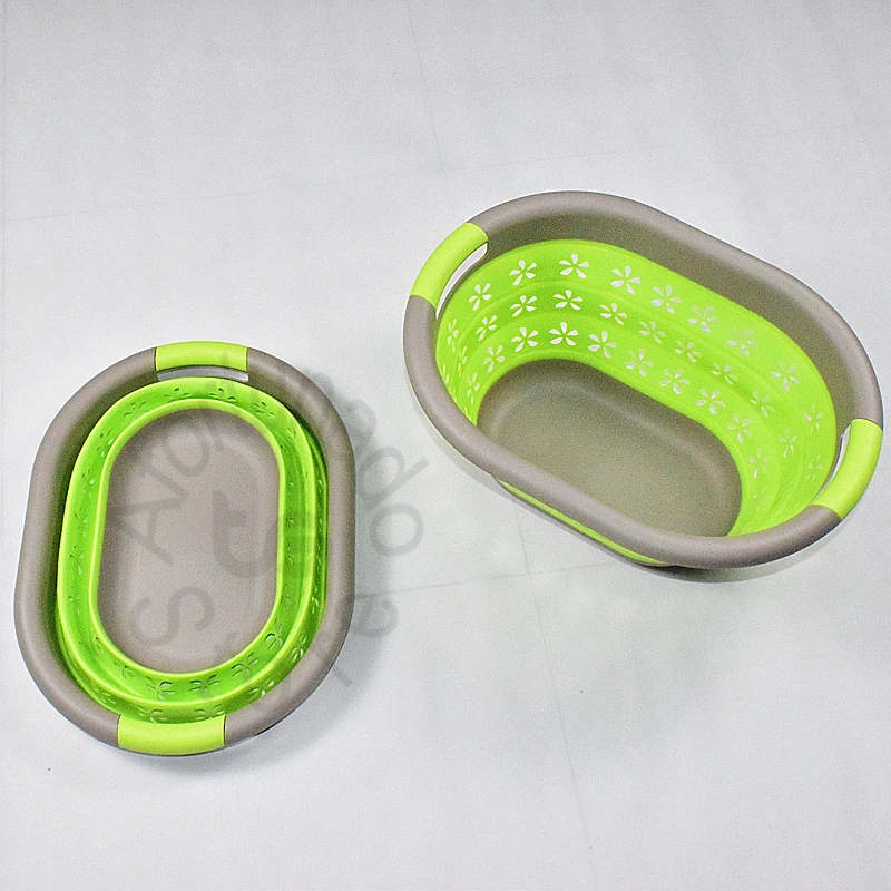 

Folding laundry basket Storage clothes 50x37.5x27(7)CM Storage Dirty Clothes Basket Folding vZ17
