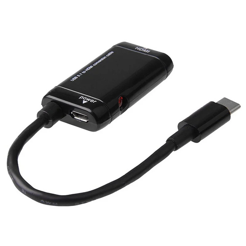 1080P USB 3 1 Type-C папа к HDMI Женский HD ТВ монитор адаптер конвертер кабель для планшета