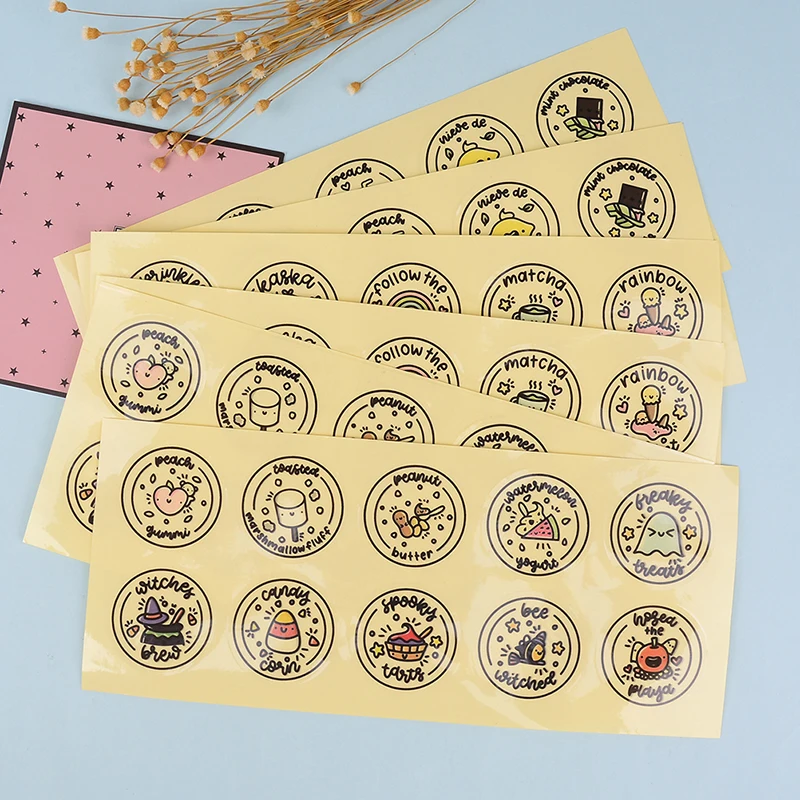 2 листов Водонепроницаемый круглый слайм стикер контейнер коробка для хранения