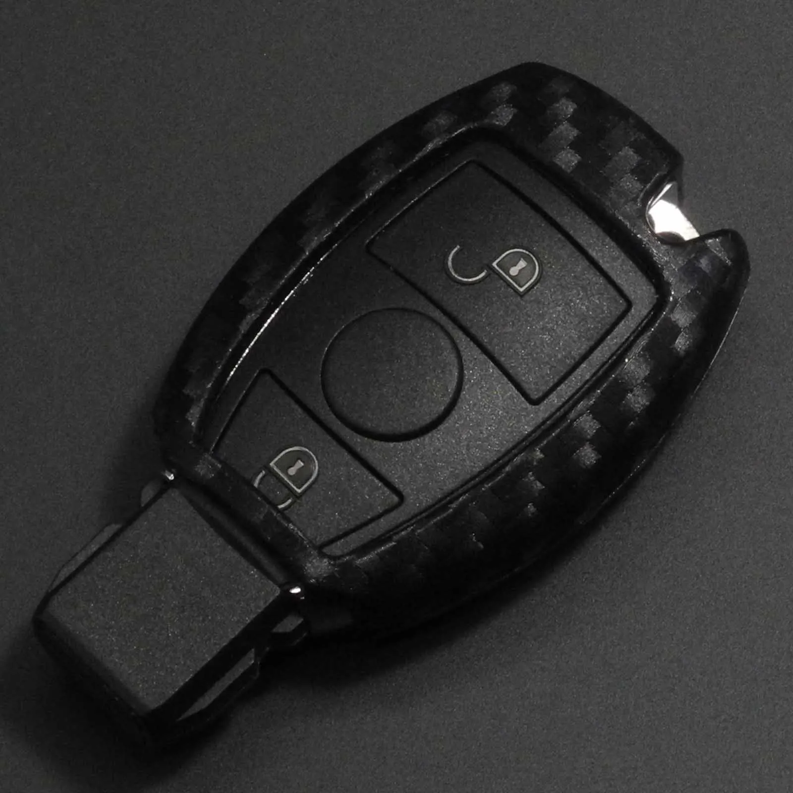 Карбоновый силиконовый чехол jingyuqin для Mercedes benz CLS CLA GL R SLK AMG A B C S защитный