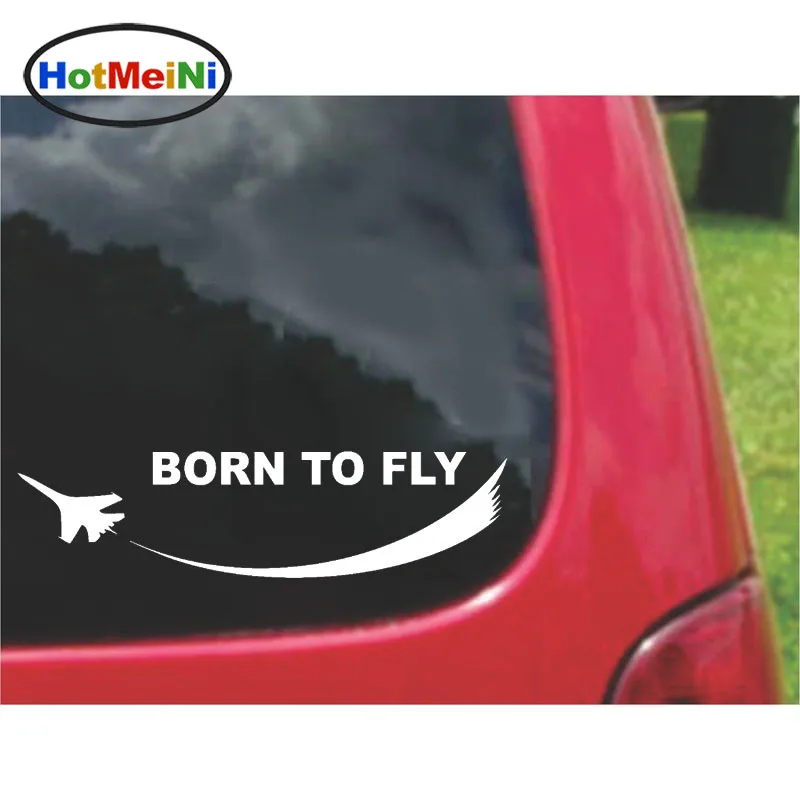 HotMeiNi BORN TO FLY самолет Исследуйте облака машина виниловая Автомобильная наклейка