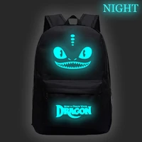 how to train your dragon luminous backpack hot sale men women boys girls school backpack fashion daily backpack glow in the dark