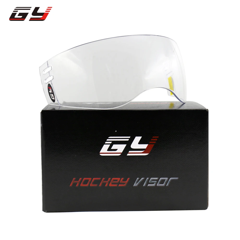 Бесплатная доставка ce одобренный PC Анти туман против царапин хоккейный шлем