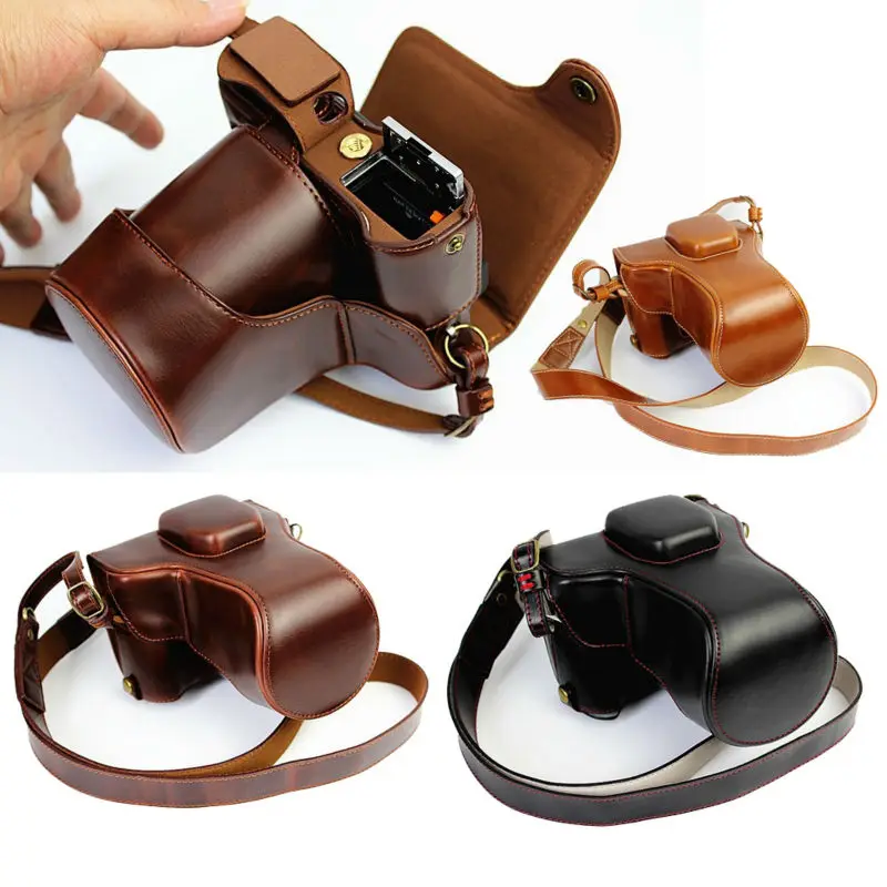 Роскошный чехол для камеры из искусственной кожи Fujifilm X T20 XT20 T10 XT10 16 50 мм 18 55