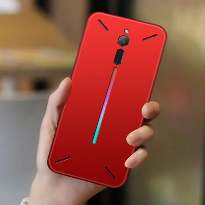 Чехол для ZTE Nubia Red Magic NX609J тонкий мягкий матовый ТПУ чехол противоударный redmagic Fundas