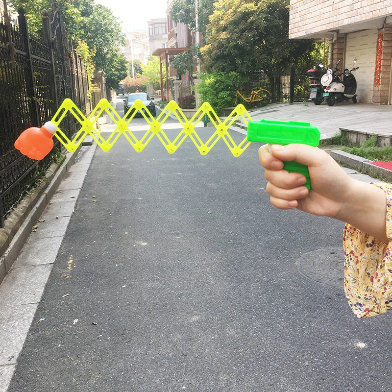 2 шт./лот креативная детская игрушка Забавный Пластиковый телескопический кулак