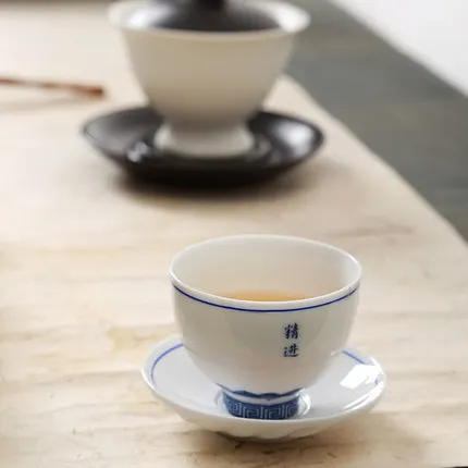 WIZAMONY чайная чашка и блюдце набор китайский фарфор кунг-фу для пуэр Чайная