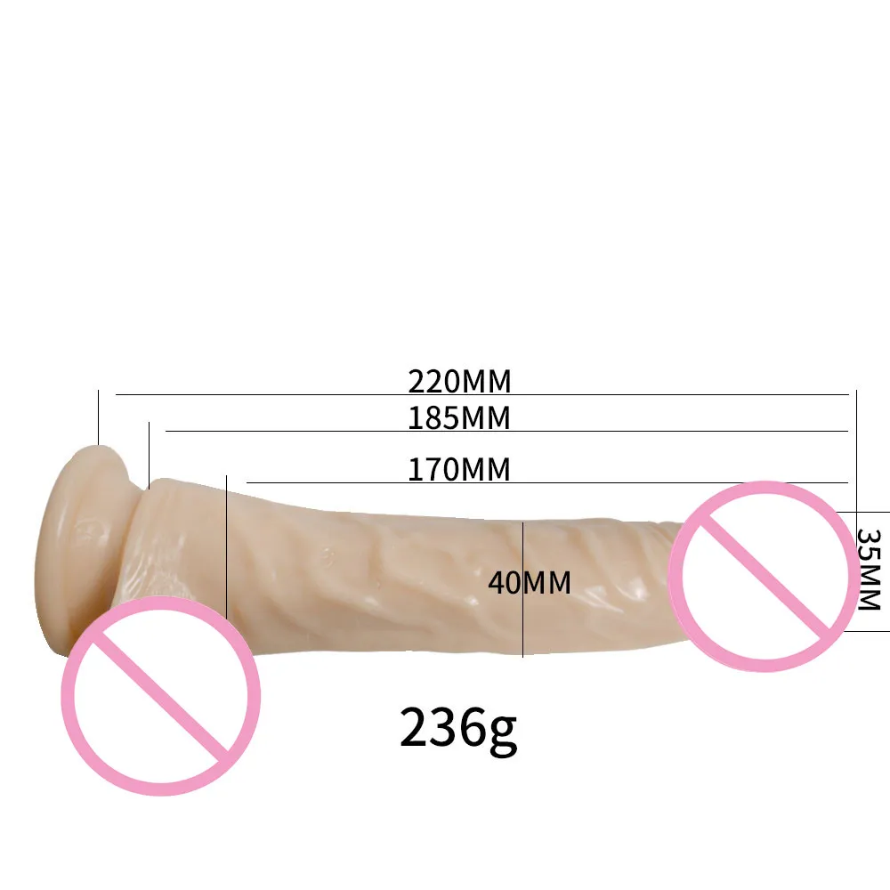 Анальный реалистичный пенис TPE для женщин секс товары фаллоимитатор взрослых
