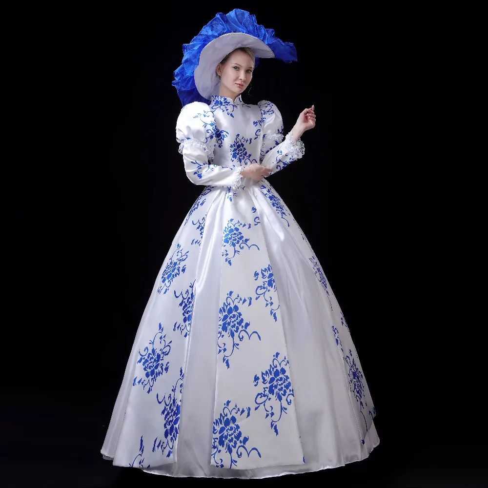 Лидер продаж 18-го века Рококо Мария Антуанетта мяч в масках готическое