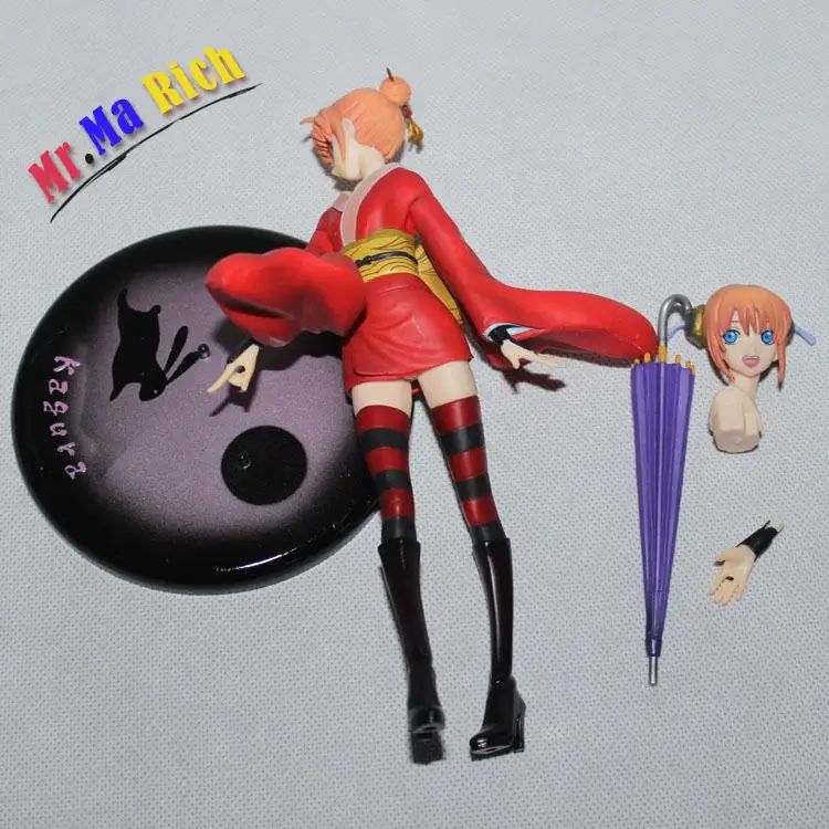 New Hot 19 Cm Gintama Kagura Leader Action Figure Giocattoli Collection Bambola Giocattolo Di Natale Con La Scatola | Игрушки и хобби