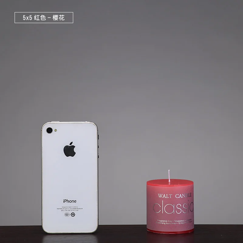 5x5cm Cherry blossom Декоративные Свечи свадебные Буги шофи-плат Velas Ароматизированная восковая свеча изготовление день рождения пеньковые свечи воск JKK091 - Цвет: 5x5cm Cherry blossom