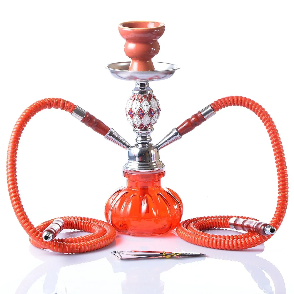 Новый набор кальянов для кальяна два шланга с керамической чашей Sheesha шланг из