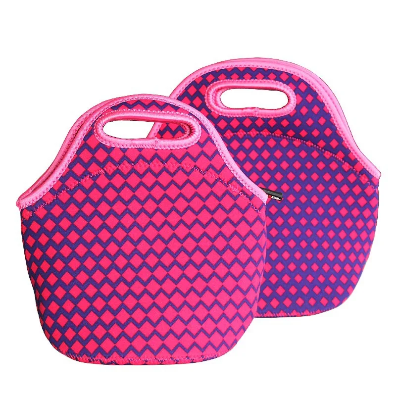New 2014 Neoprene Lunch Bags Thermal Picnic Bag Collocation More Save 2pcs per Package | Багаж и сумки