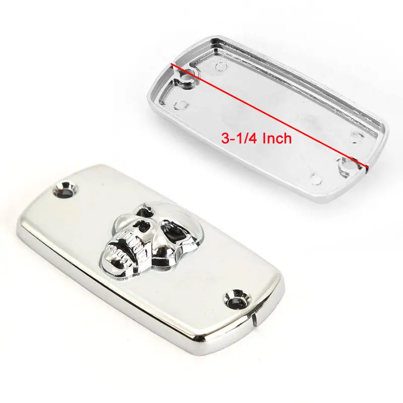 3D череп сцепления тормозной жидкости резервуар колпачок для Honda Shadow 600 750 1100 Spirit Aero