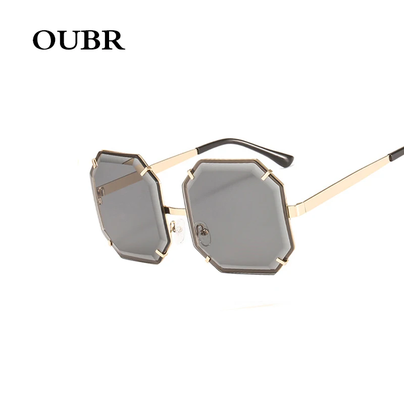 OUBR 2019 Женские Ретро Квадратные Солнцезащитные очки Брендовые трендовые