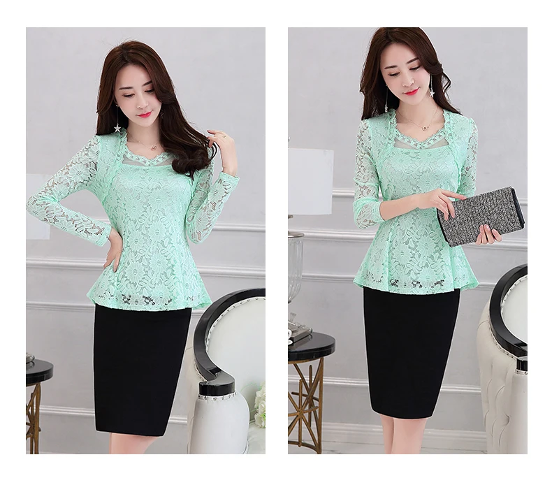 Новая мода renda blusas femininas, Женская кружевная рубашка, открытая кружевная блузка, рубашка для женщин, большие размеры, цветочные кружевные топы