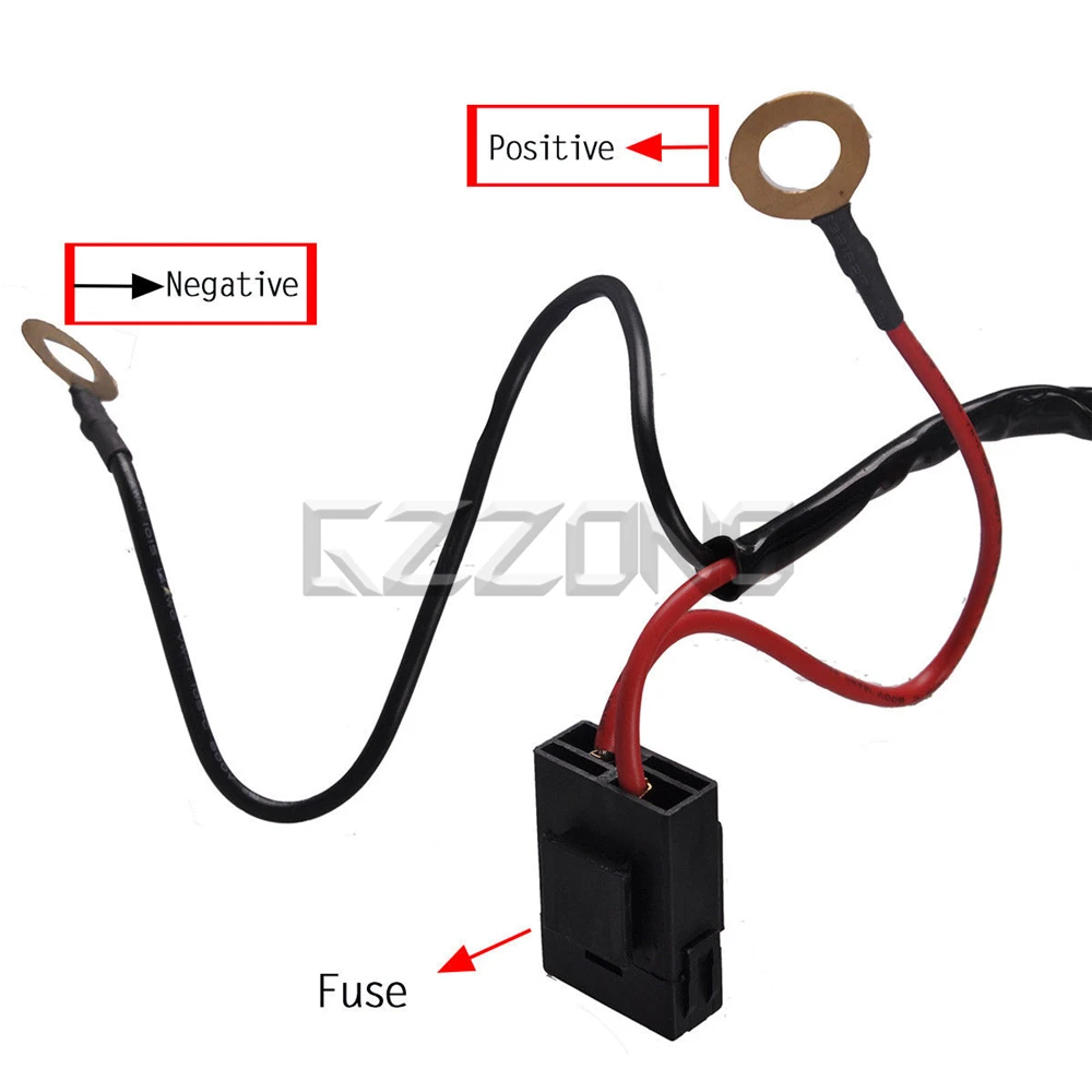 40A 12 V жгут проводов внедорожный светодиодный кабель с DT коннектором Водонепроницаемый светодиодный рабочий свет жгут Комплект с предохранителем и реле