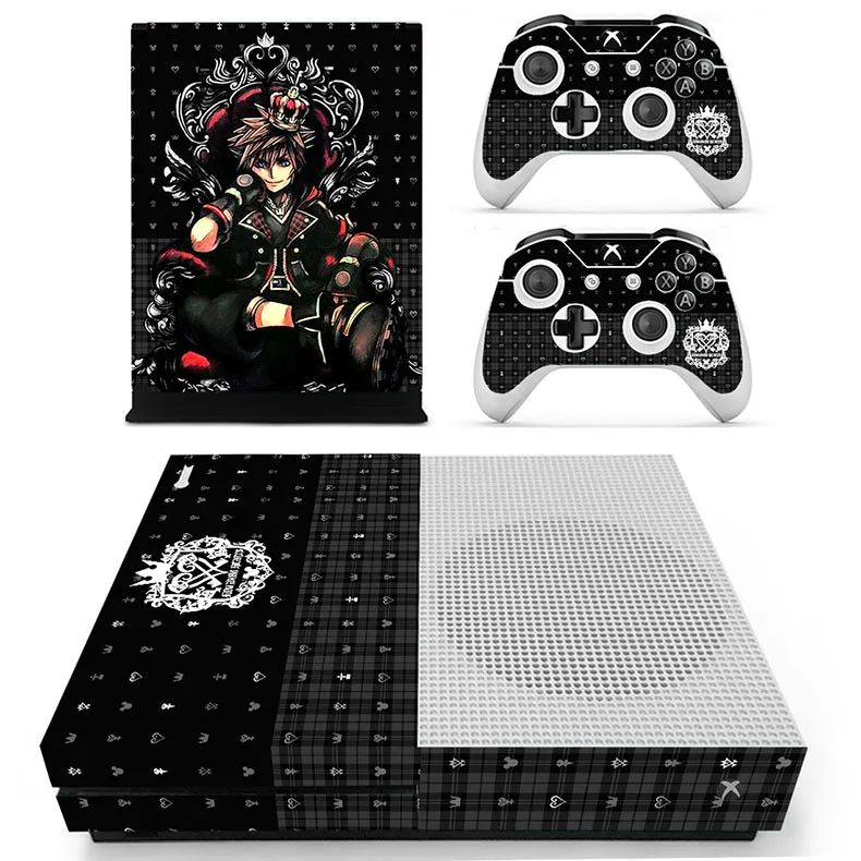 YS-xboxoneS-2065 Наклейка с изображением Kingdom Hearts III для Xbox One S sticker s vinilo pegatina для Xbox one Slim Console и два контроллера - Цвет: YS-xboxoneS-2065