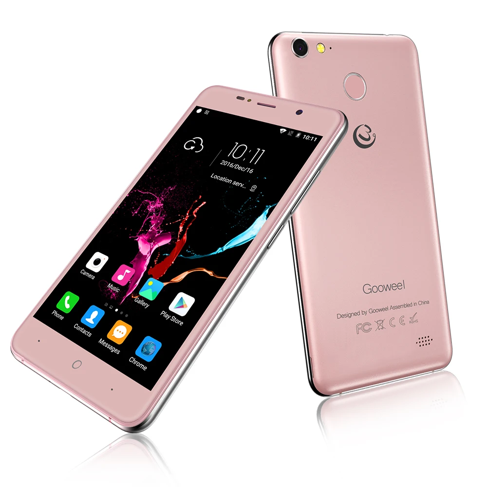 Бесплатный Флип Чехол Gooweel M15 4 г смартфон отпечатков пальцев MTK6737 Quad core 5 0 дюймов ips