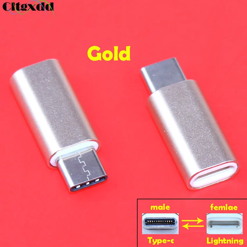 Cltgxdd Тип C папа до 8 Pin для iphone женский USB кабель конвертер зарядное устройство Type-c