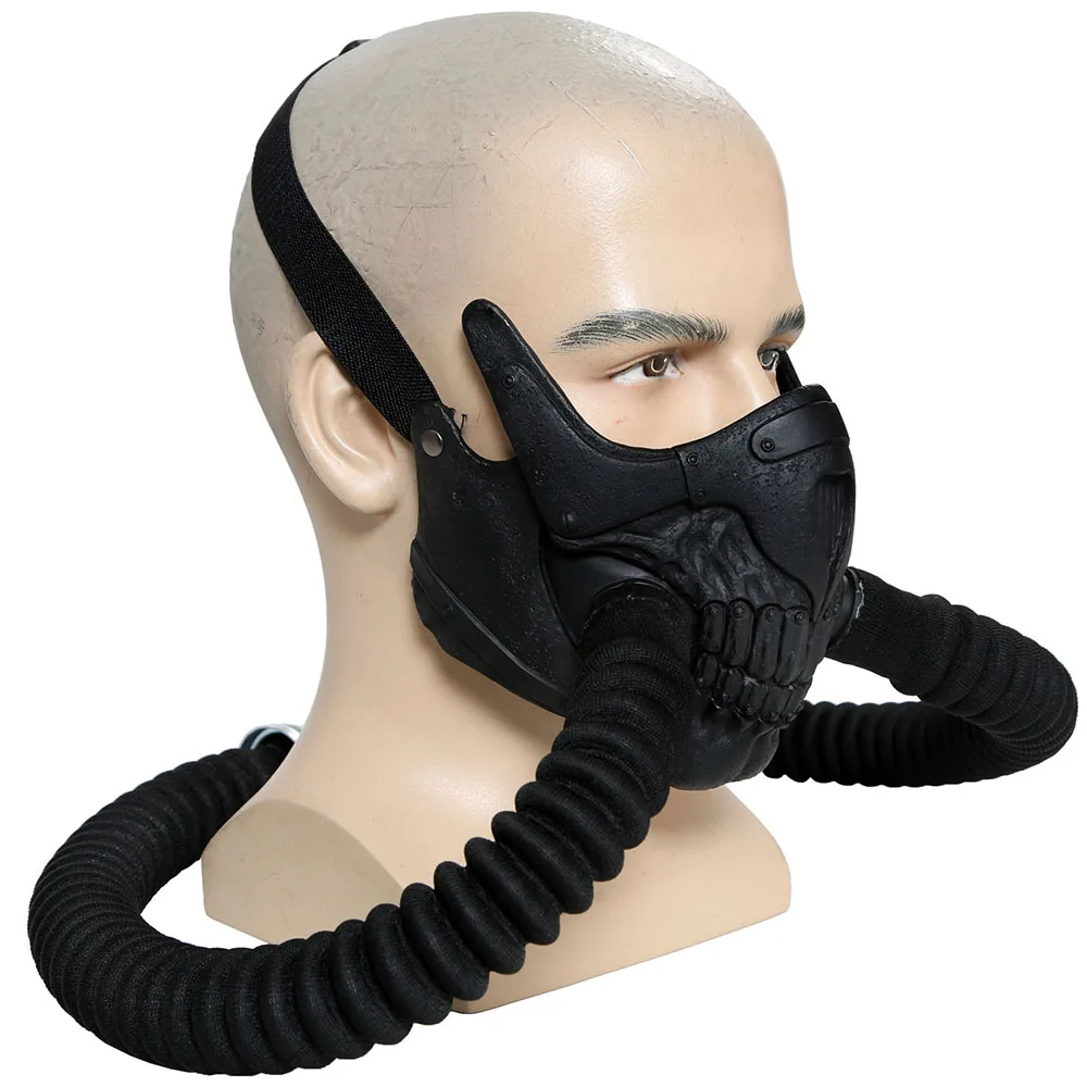 X-COSTUME Mad Max immber Old Joe черная трубка маска для лица Аксессуары косплея Хэллоуин
