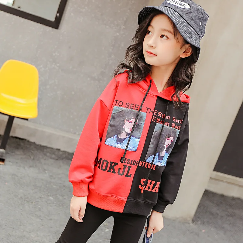 Одежда для девочек Осень-зима 2017 г. одежда детей с рисунком кролика и hello kitty