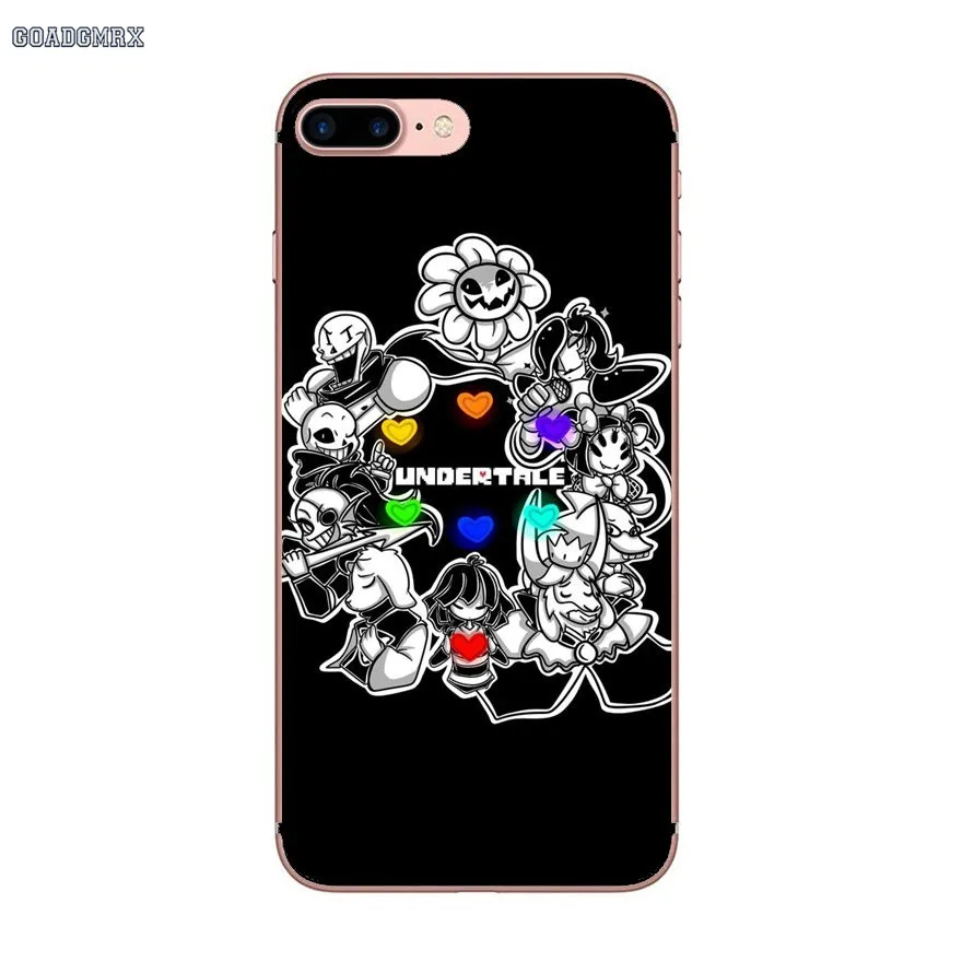 Папирус из андертейл Санс мягкие прозрачные чехлы для iPhone 6 6S 7 8 Plus X XS MAX XR 4 4S 5 5S SE 5C