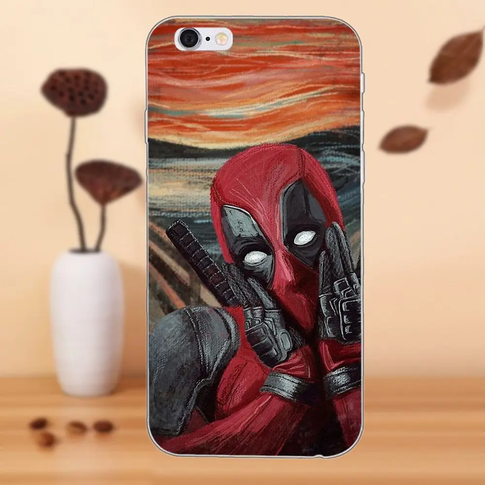 Новый Дэдпул супергероев Marvel мягких живые любовь телефон для Samsung Galaxy Note 2 3 4 5 8 9 S3