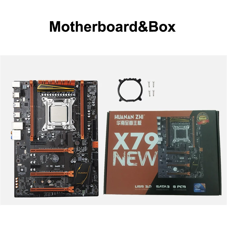 Большое Брендовое Новое поступление HUANAN ZHI Deluxe X79 игровая материнская плата CPU Xeon