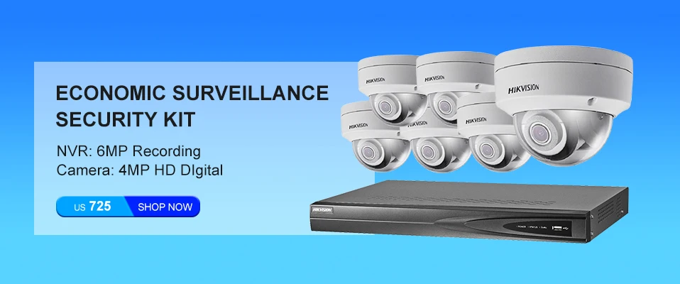 Hik 8CH HD PoE NVR комплект 6 шт. 8MP DS-2CD2185FWD-I CCTV система безопасности купольная наружная ip-камера IR ночного видения набор для наблюдения