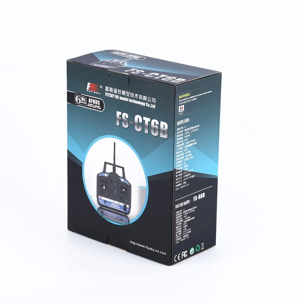 Радиоприемник FlySky FS CT6B 2 4G 6CH с передатчиком приемником|6ch rc|rc 6chfs ct6b |