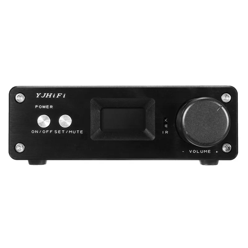 Класс D Мини HIFI USB волоконно-оптический коаксиальный вход стерео аудио усилитель мощности 50 Вт+ 50 Вт 2,1 канальный OLED цифровой усилитель