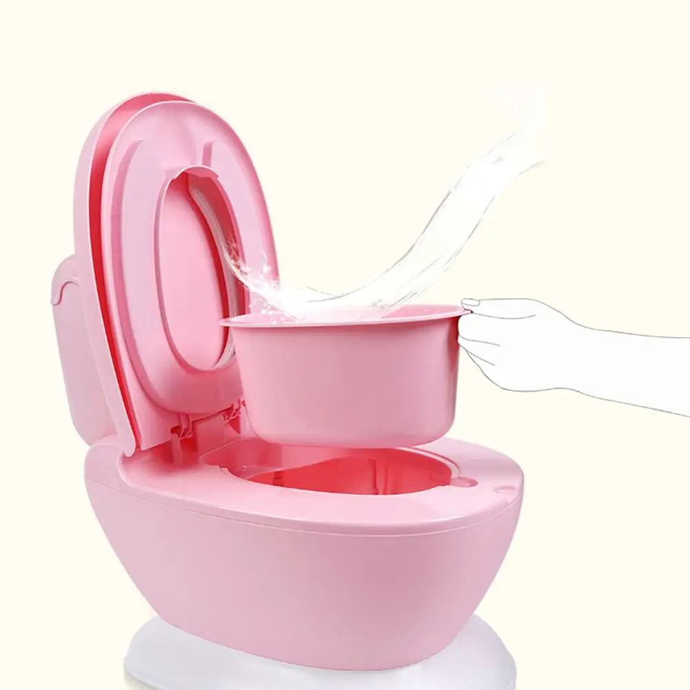 Extra Large Children's Toilet Simulation Children's Toilet Baby Potty Portable Baby Toilet Training Seat Portable Plastic Potty