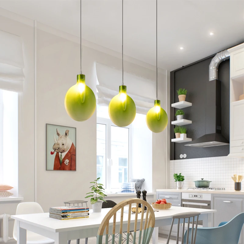 Современные скандинавские подвесные светильники AMBIT Дания цветные Macaron