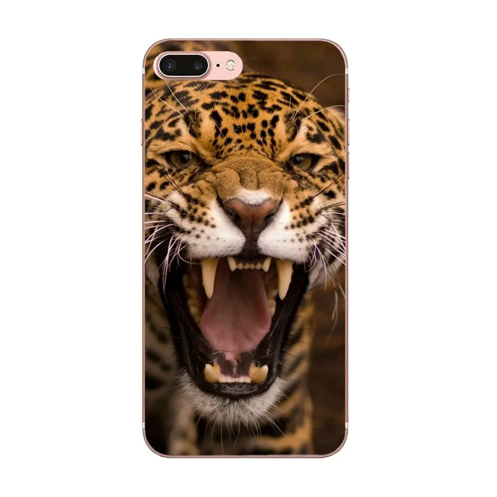 Животное Jaguar уникальный роскошный мягкий чехол для мобильного телефона Apple iPhone 4