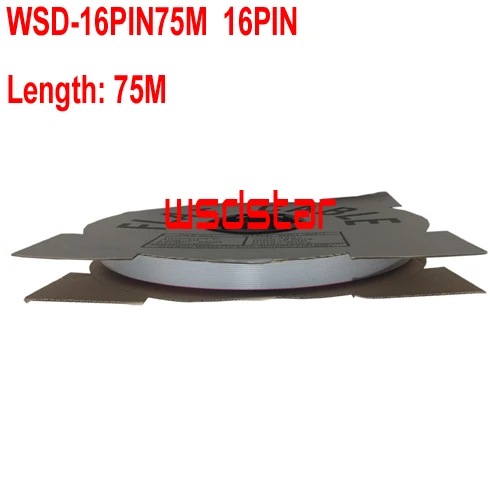 WsdStar WSD 16PIN75M 75 м/рулон 16 контактный сигнальный кабель для светодиодного экрана из
