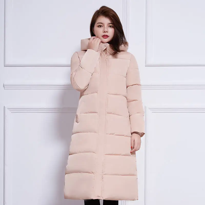 3XL размера плюс пуховик хлопок зимняя куртка для женщин Abrigo Mujer с капюшоном
