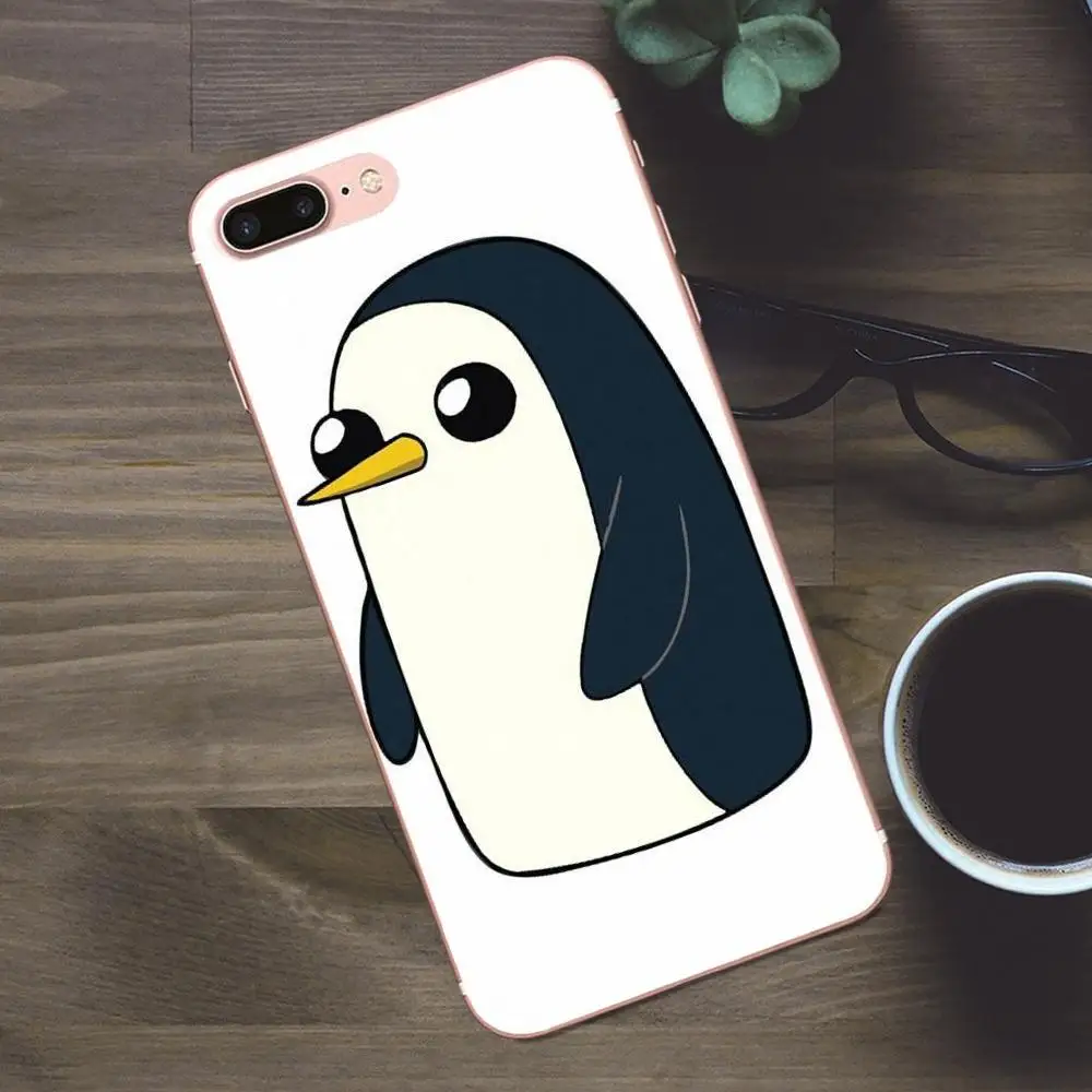 Чехлы для телефонов из ТПУ с изображением пингвина время приключений Huawei G8 Honor 5C 5X