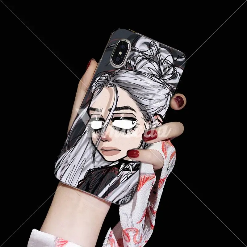 A6 Yinuoda Billie Eilish 13 девушка клиент высокое качество чехол для телефона для Apple iPhone 8 7 6 6S Plus X XS MAX 5 5S SE XR Чехол для мобильного телефона s - Цвет: A6