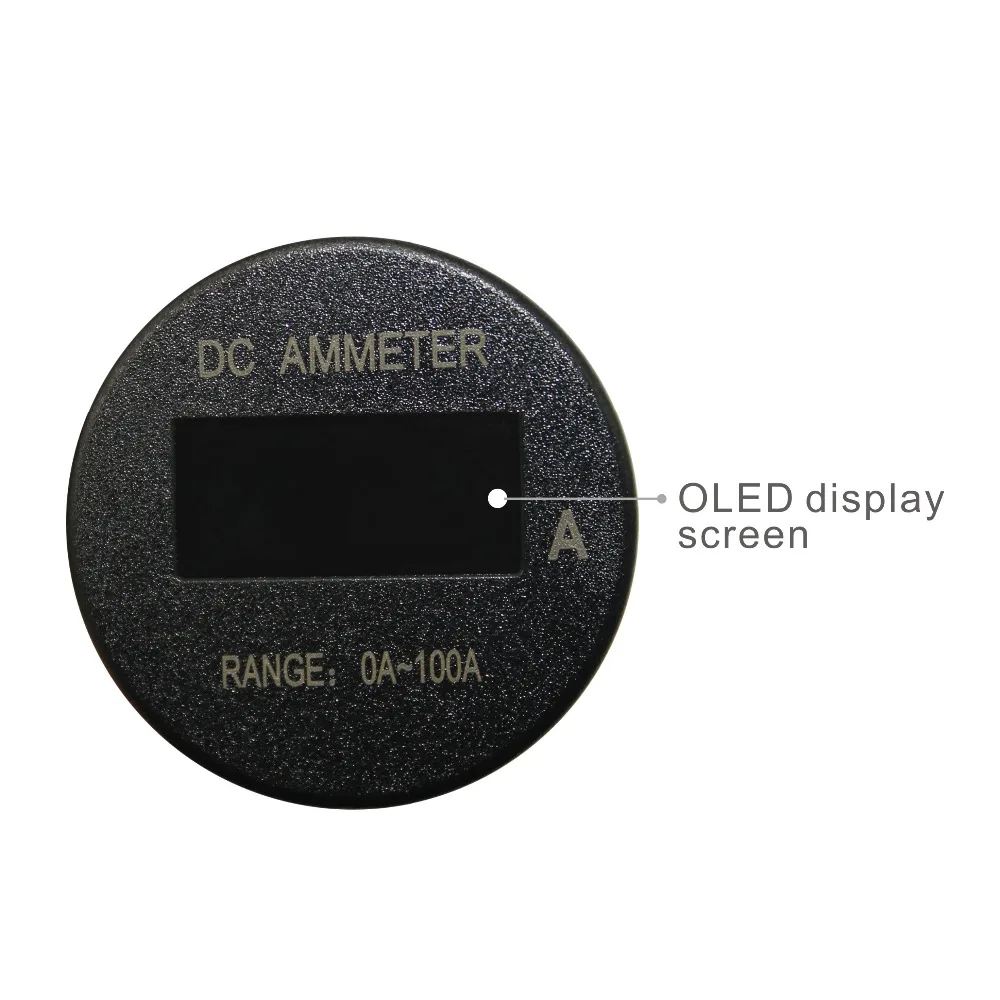 DC 0 100A мини OLED Амперметр измеритель тока мониторы водонепроницаемый для лодки