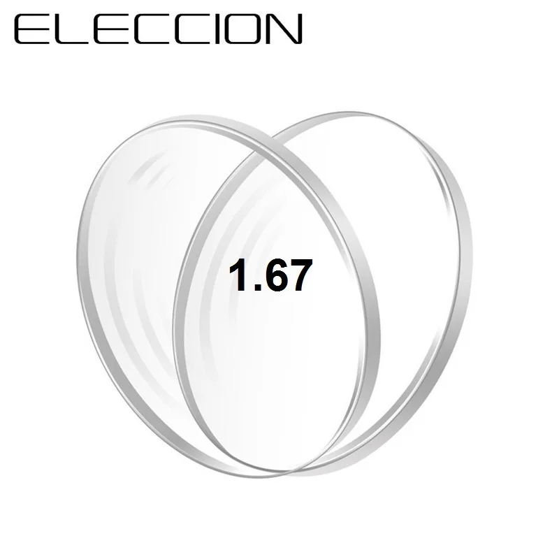 Асферические очки ELECCION линзы для близорукости дальнозоркости 1 56 61 67 74 (Sph: + 8 00 ~ 12