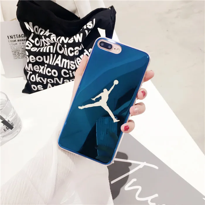 Ultra Slim Blu-ray Michael Jordan Case For iPhone 7 6 6s Plus Silicone Soft Cases Back Cover for 8 Shell Fundas |
